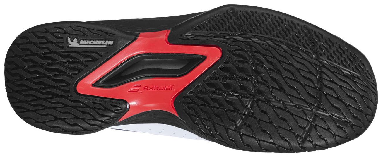 Кроссовки для мальчиков Babolat Propulse Junior 3 All Court, Белые/Чёрные (р. 35,5)