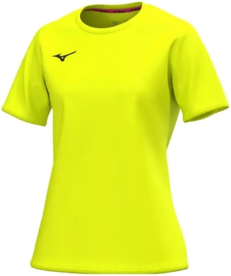 (EU) Футболка женская Mizuno Team, Жёлтая (M)