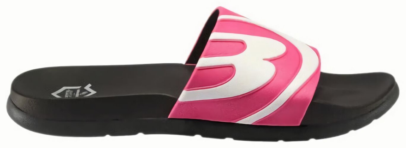 (EU) Щлёпанцы женские Bullpadel, Черно-Розовые (р. 39)