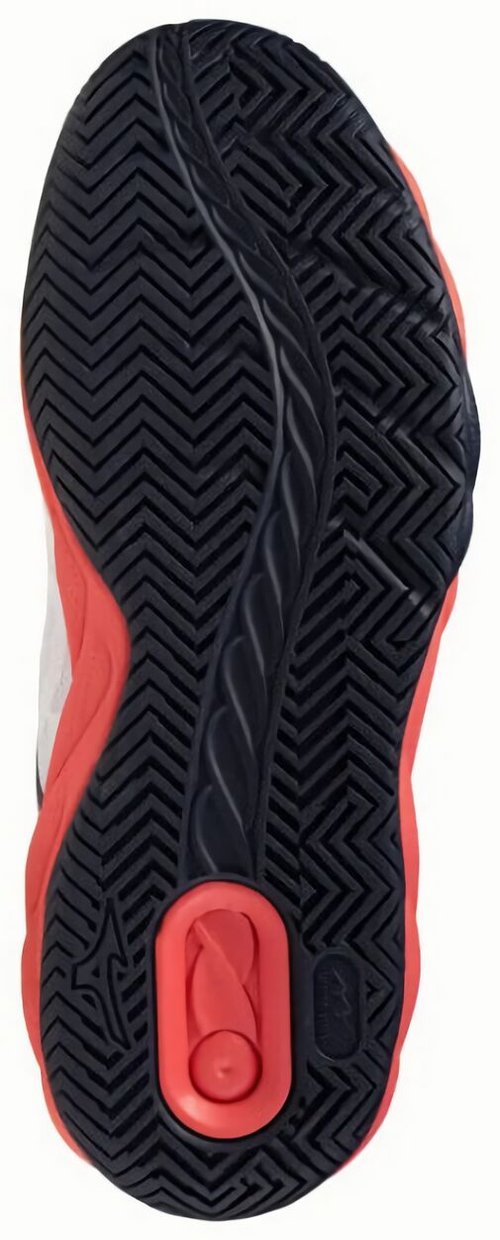(EU) Кроссовки мужские Mizuno Wave Enforce Court AC, 61GA2432, Бело-Оранжевые (р. 41)