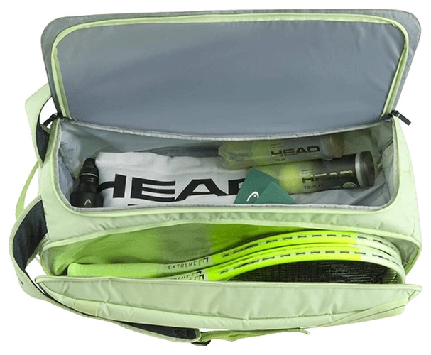 Сумка Head для тенниса Pro Duffle Bag M, Салатовая/Серая