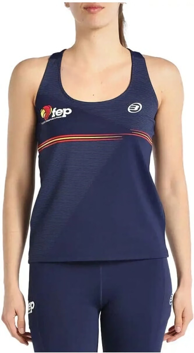 (EU) Майка женская Bullpadel Funi, Синяя (XS)