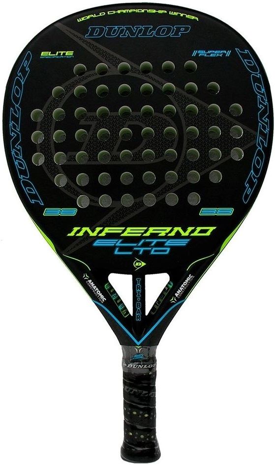 (EU) Ракетка для падел тенниса Dunlop Inferno Elite Ltd Yellow Blue