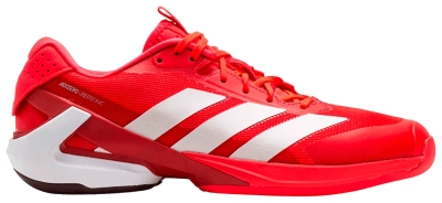 Кроссовки мужские Adidas Adizero Ubersonic 5 Clay, Прозрачный Красный/Нулевой Металлик/Рубиновое Сияние, для грунтовых кортов (р. )