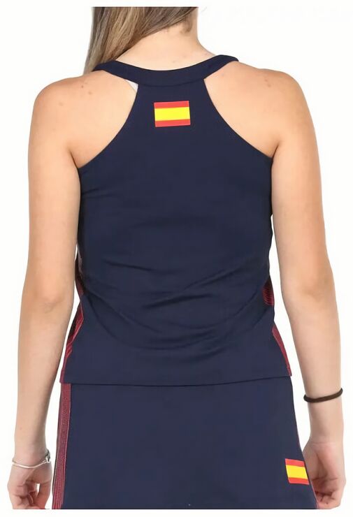 (EU) Майка женская Bullpadel Exima, Синяя (XS)