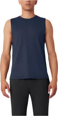 (CN) Майка Alo Yoga Conquer Muscle Tank, Синяя (L)