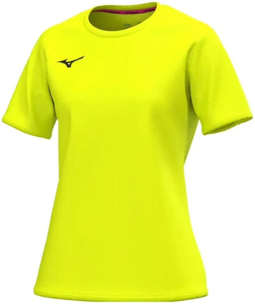 (EU) Футболка женская Mizuno Team, Жёлтая (M)