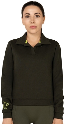 Свитшот женский Elewin Castor Dark Green, Темно-зеленый (M)