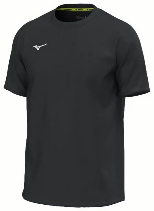 (EU) Футболка мужская Mizuno Team Training, Чёрная (L)
