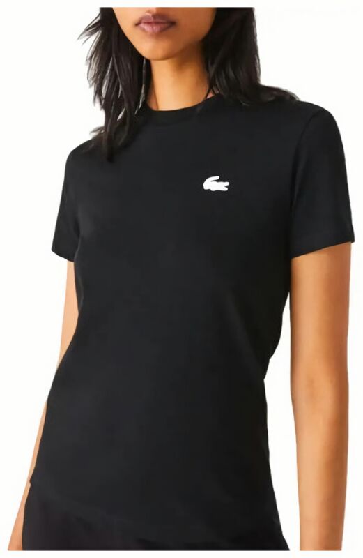 (EU) Футболка женская Lacoste Core Performance TF9246, Чёрная (L)