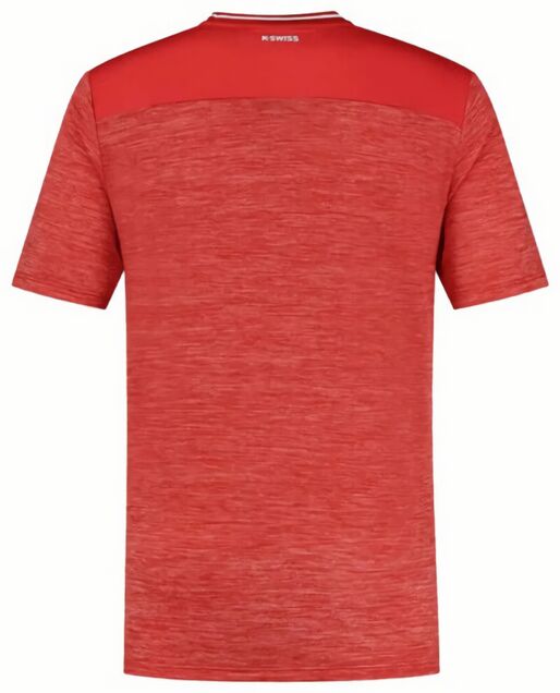 (EU) Футболка мужская Kswiss Hypercourt Lange, Красная (S)