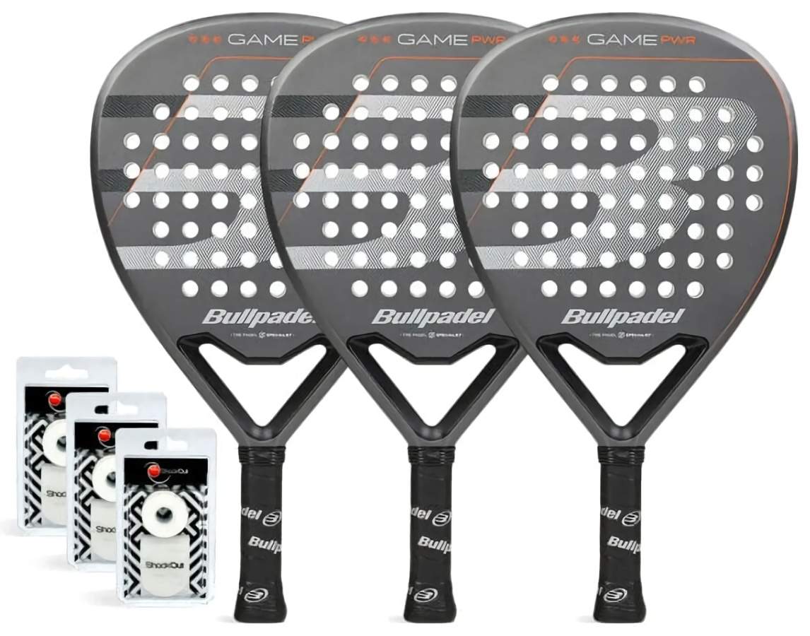 (EU) Ракетка для падел тенниса Bullpadel Gamepowertripack