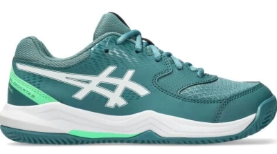 (EU) Кроссовки женские Asics Gel-Dedicate 8 Padel Gs Green Junior 1044A064, Зелёные (р. 39.5)