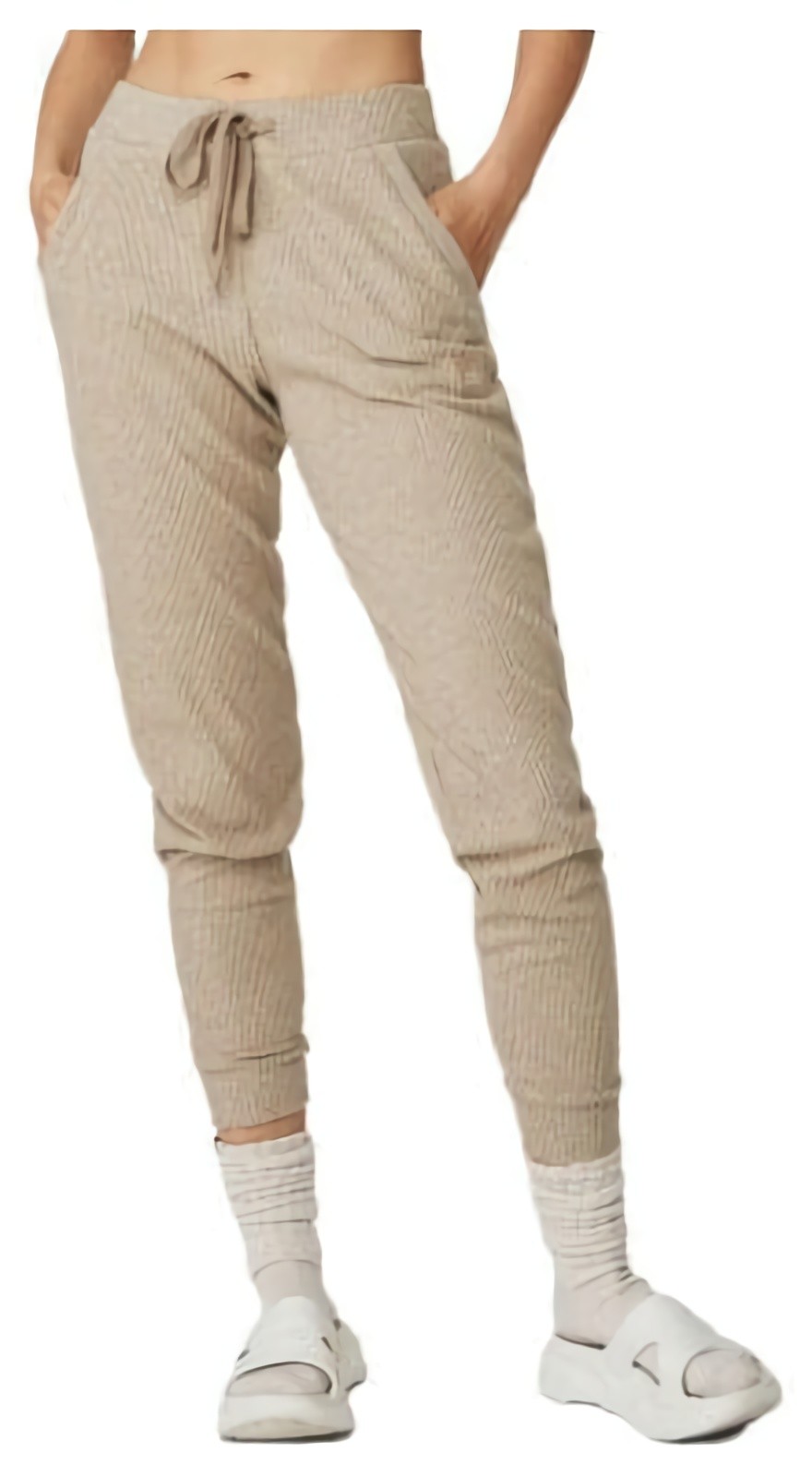 (CN) Брюки женские Alo Yoga Muse Sweatpant, Бежевые (2XS)