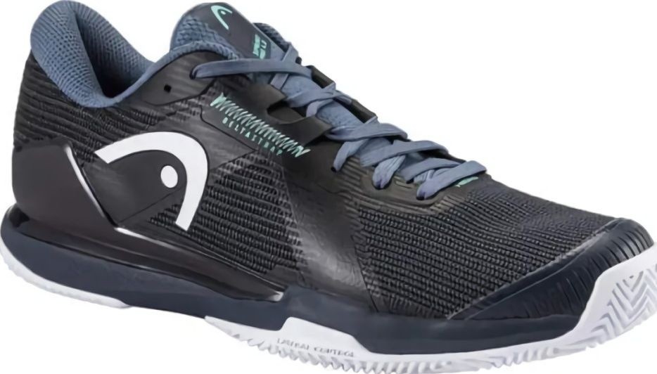 (EU) Кроссовки мужские Head Sprint Pro 4.0 Clay Cranberry/Teal 273136, Синие (р. 45)
