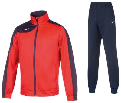 (EU) Костюм мужской Mizuno Team Kobe Knitted 32Eg7006C, Красный (L)