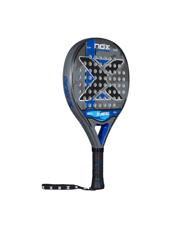 Ракетка для падел тенниса профессиональная NOX X-hero blue PXHEROBL