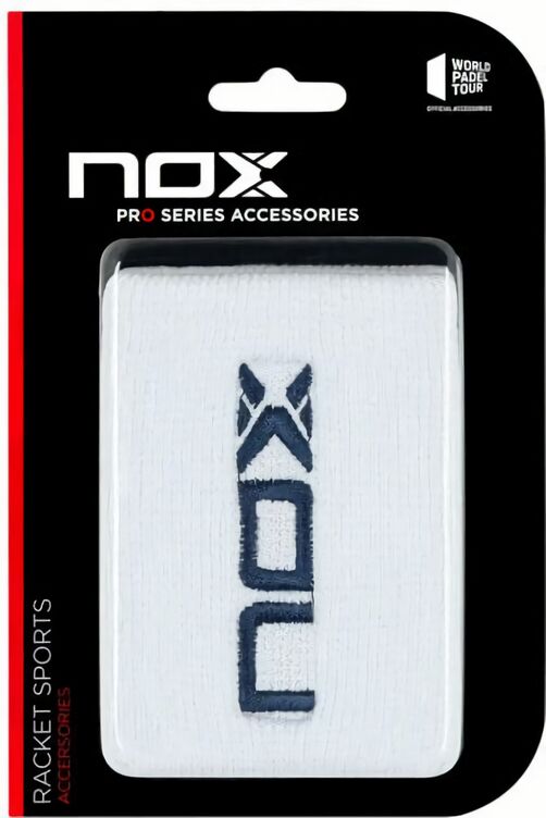 (EU) Напульсник Nox с логотипом, Белый, 6 блистеров (2 шт в упак)