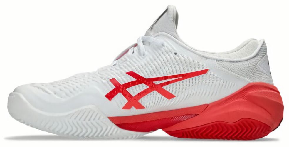 (EU) Кроссовки мужские Asics Court FF 3 Novak, 1041A521-966, Бело-Красные (р. 39,5)