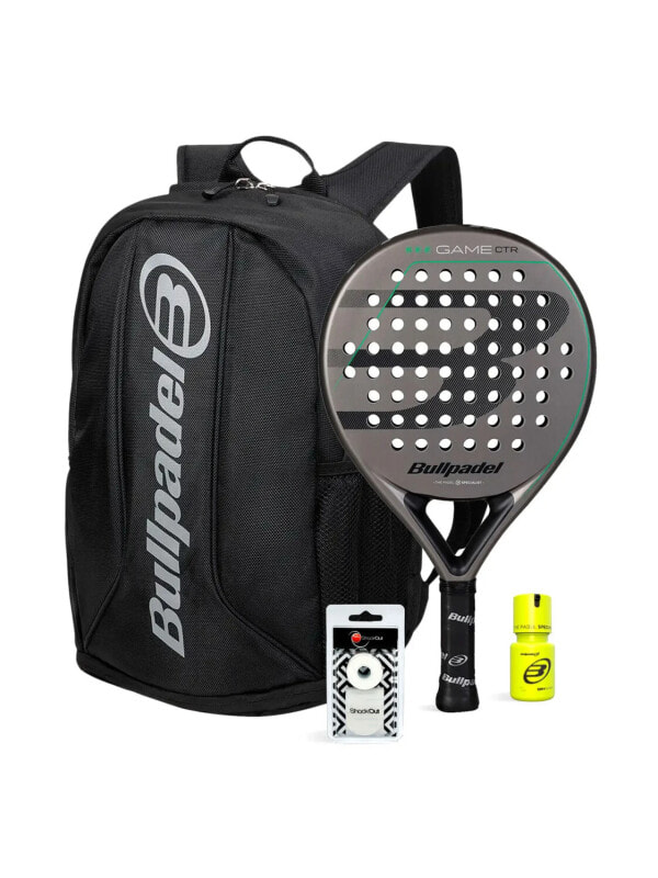 Набор для падел-тенниса BULLPADEL Game CTR + Bag Avant 2 + Dry grip