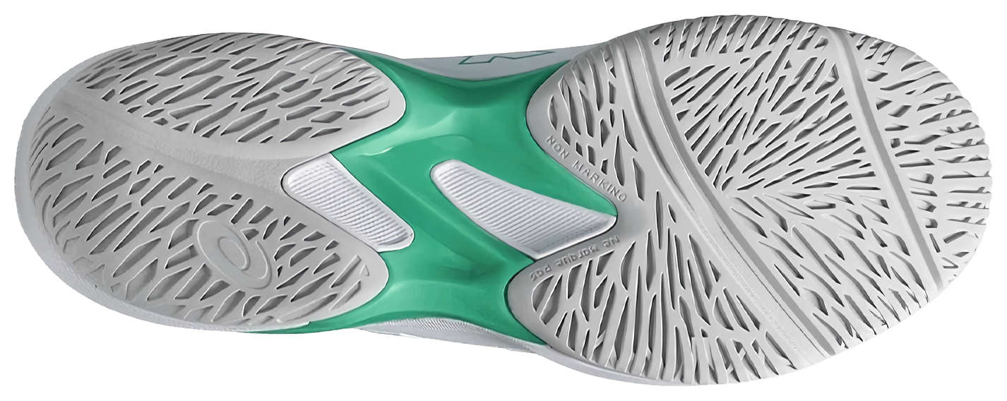 Кроссовки мужские Asics Solution Swift FF 2, Белые/Зелёные (р. EUR 43.5)