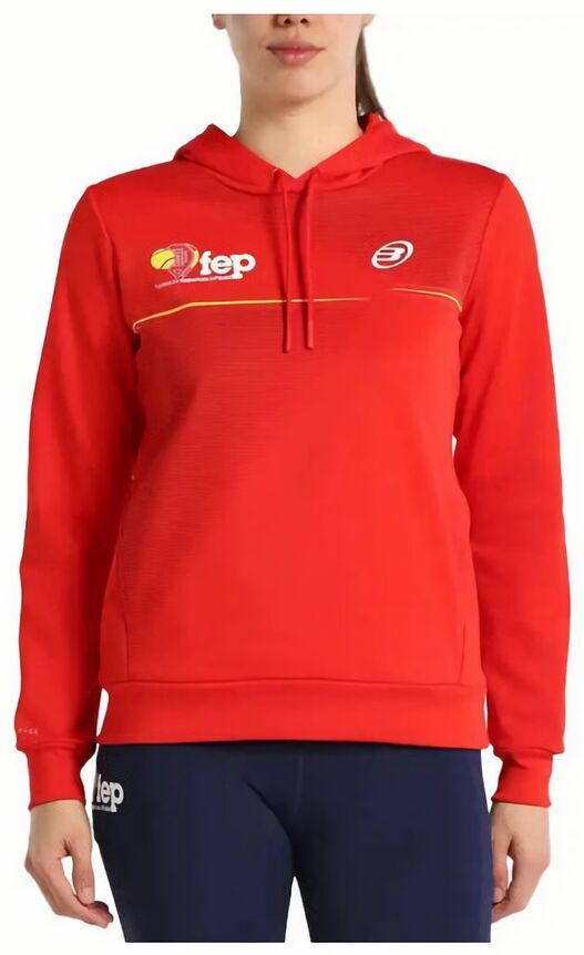 (EU) Свитшот женский Bullpadel Fuenla, Красная (L)