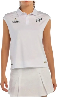 (EU) Поло женское Bullpadel Acido, Белый (2XL)