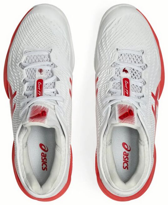 (EU) Кроссовки мужские Asics Court FF 3 Novak, 1041A521-966, Бело-Красные (р. 39,5)