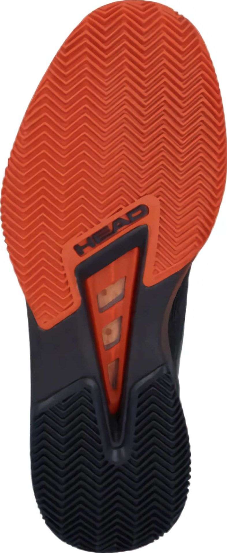 (EU) Кроссовки мужские Head Sprint Pro 4.0 Clay Wide Navy/Red 273935, Чёрные (р. 44)