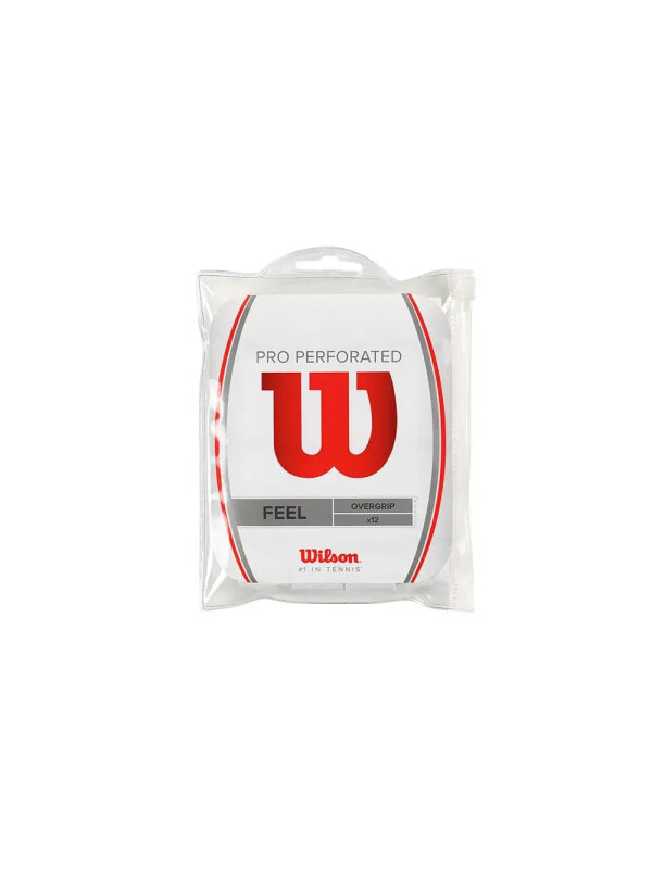 (EU) Овергрип для ракетки Wilson Pro, Белый (12 шт)