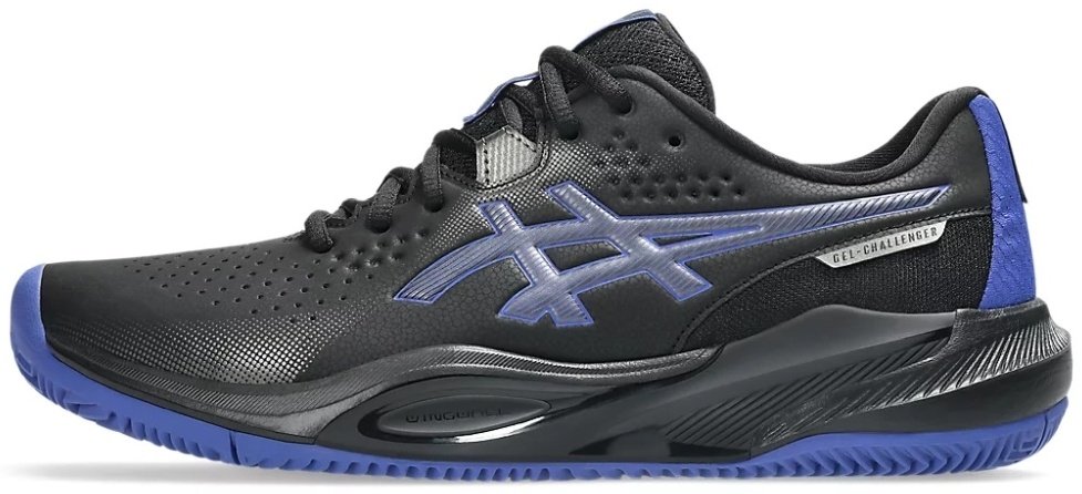 Кроссовки мужские Asics Gel-Challenger 15 Clay, Чёрные/Синие (р. 39)