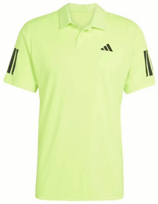 (EU) Поло мужское Adidas Club с тремя полосками KUE81, Жёлтое (M)