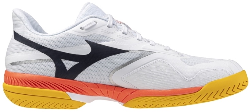 Кроссовки мужские Mizuno Wave Exceed Court AC, Белый/Красный/Темно-синий (р. 43,5)