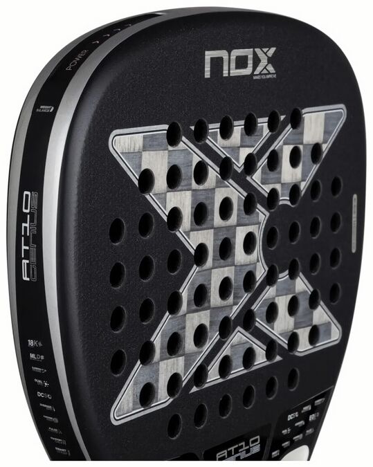 (EU) Ракетка для падел тенниса Nox At10 Genius Attack 18K Alum by Agustín Tapia 2026