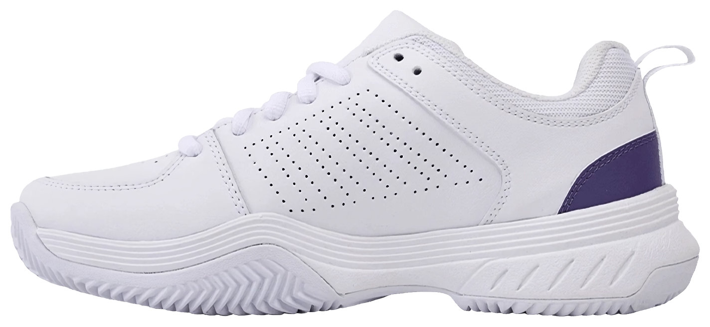 Кроссовки женские K-Swiss Court Express 2, Белые/Фиолетовые (р. EUR 37.5)