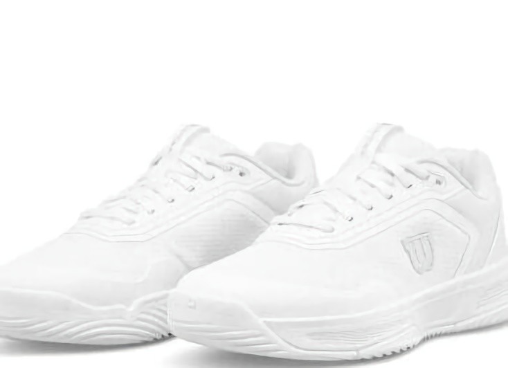 (EU) Кроссовки женские Wilson Courtglide Padel White Women Wrs34111, Белые (р. 42 2/3)