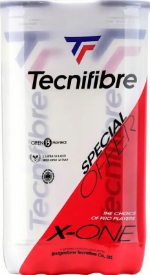 (EU) Мячи для падел тенниса Tecnifibre X-One, 2 банки (4 шт в банке)
