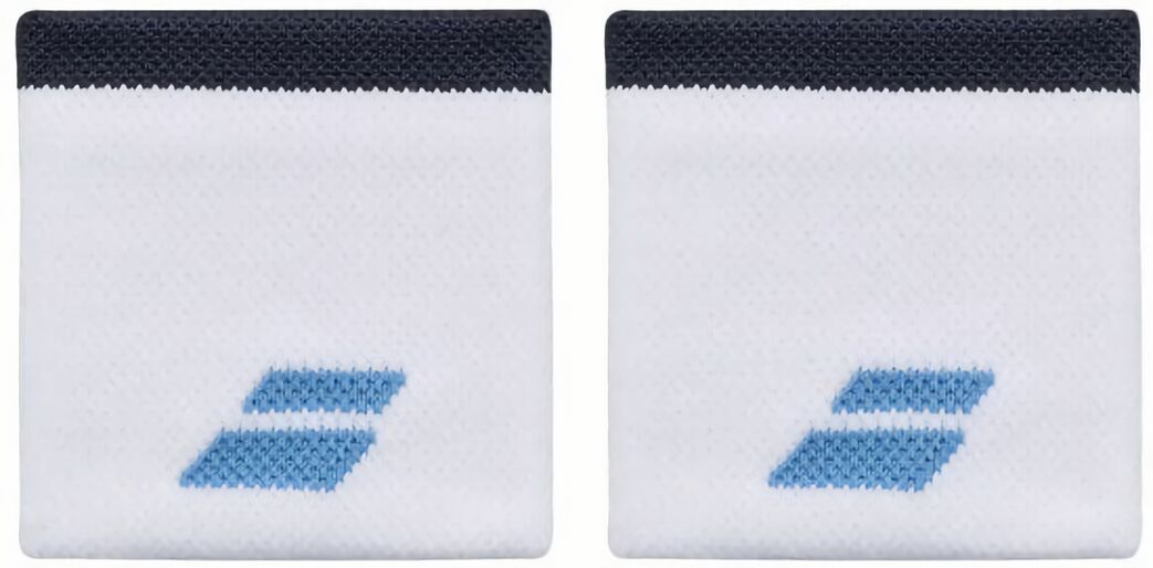 (EU) Напульсник Babolat с логотипом, Белый