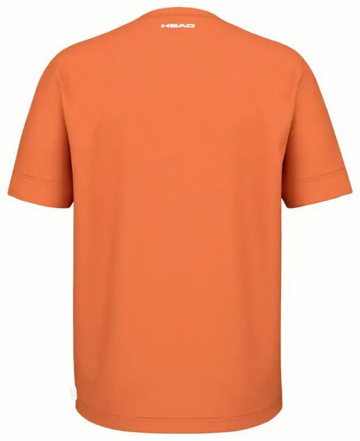 (EU) Футболка мужская Head Slice Ii, Оранжевая (2XL)