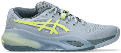 Кроссовки мужские Asics GEL-RESOLUTION X, Серые/Жёлтые, теннисные (р. 27,5)