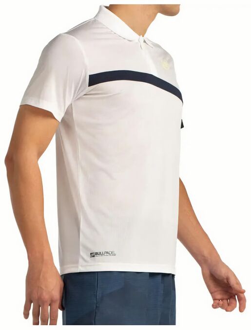 (EU) Поло мужское Bullpadel Одежда, Белое (S)