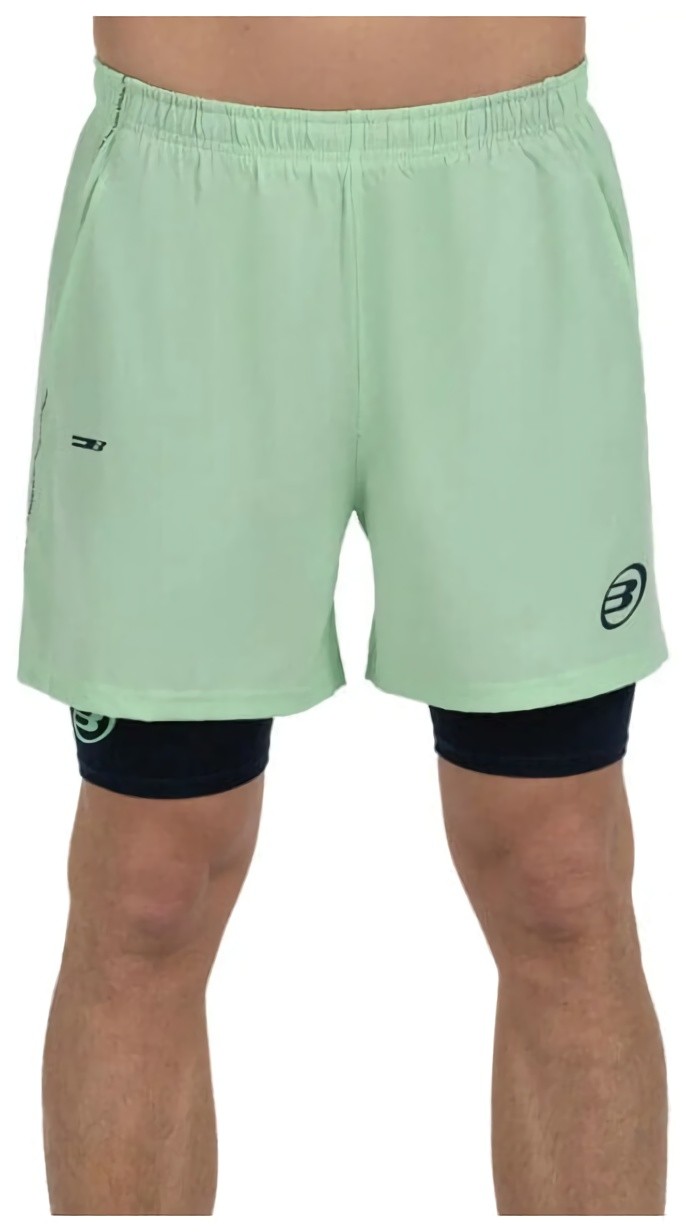 (EU) Шорты мужские Bullpadel MANSIL SHORT, Зелёные (XL)