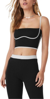 (CN) Топ Alo Yoga Airbrush Streamlined Bra Tank, Чёрный (XS)