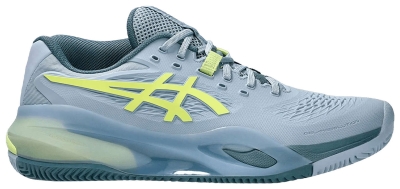 Кроссовки мужские Asics Gel-Resolution X, Серо-Голубой/Фисташковый, грунтовые (р. EUR 42)