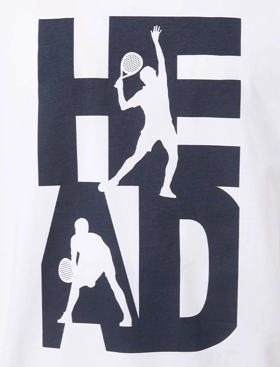 Футболка мужская Head Vision T-Shirt M, Белая/Синяя (M)