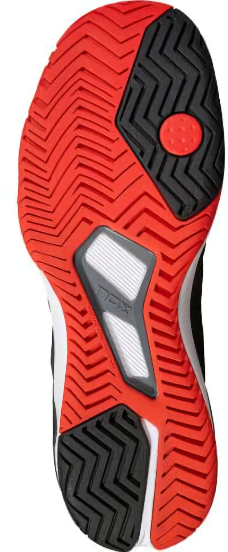 (EU) Кроссовки женские Pickleball Nox Lux Nexo Clak/Red Lava Calpbluxnebr, Чёрные (р. 39)