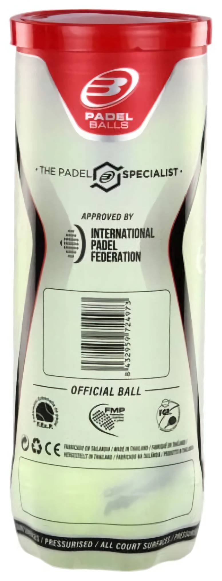(EU) Мячи для падел тенниса Bullpadel Premium Pro (3 шт)