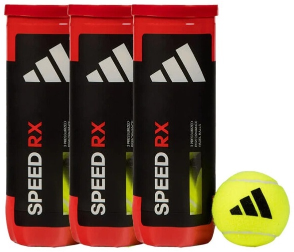 (EU) Мячи для падел тенниса Adidas Speed Rx, 3 банки (3 шт в банке)