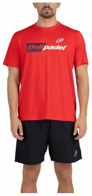 (EU) Футболка мужская Bullpadel, Красная (L)