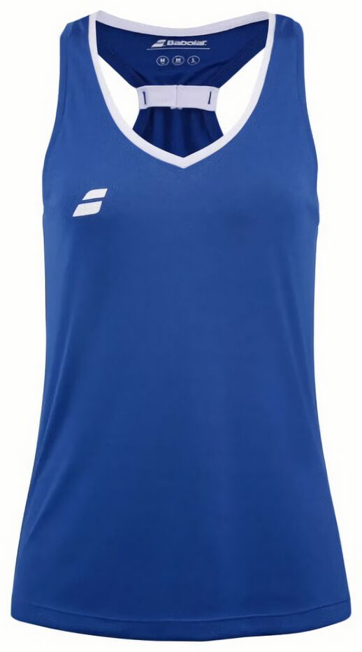 (EU) Майка женская Babolat Play без руквов 3WP2071, Синяя (L)